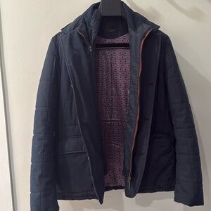 Quilted Navy Ted Baker Jacket